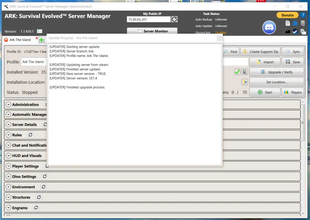 Ase manager install