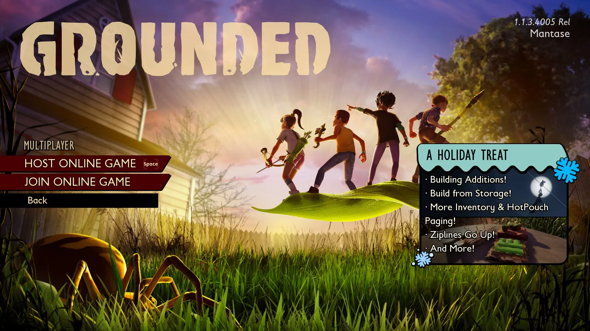 how to play grounded in multiplayer mode