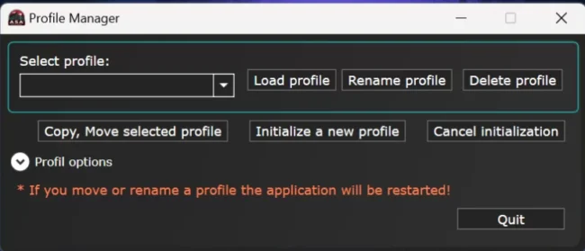 asa dedicated manager profile setup